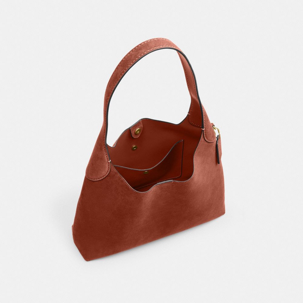 Coach Brooklyn Shoulder Bag 34 Brass Clay