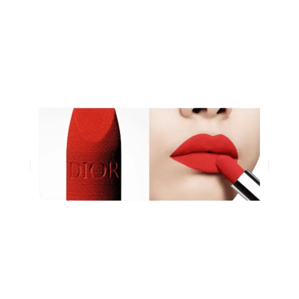 Dior Rouge Perfume + Lipstick Set