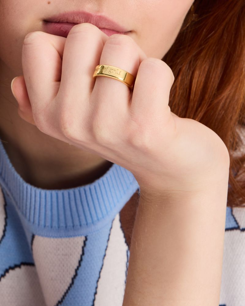 Heart Of Gold Idiom Ring