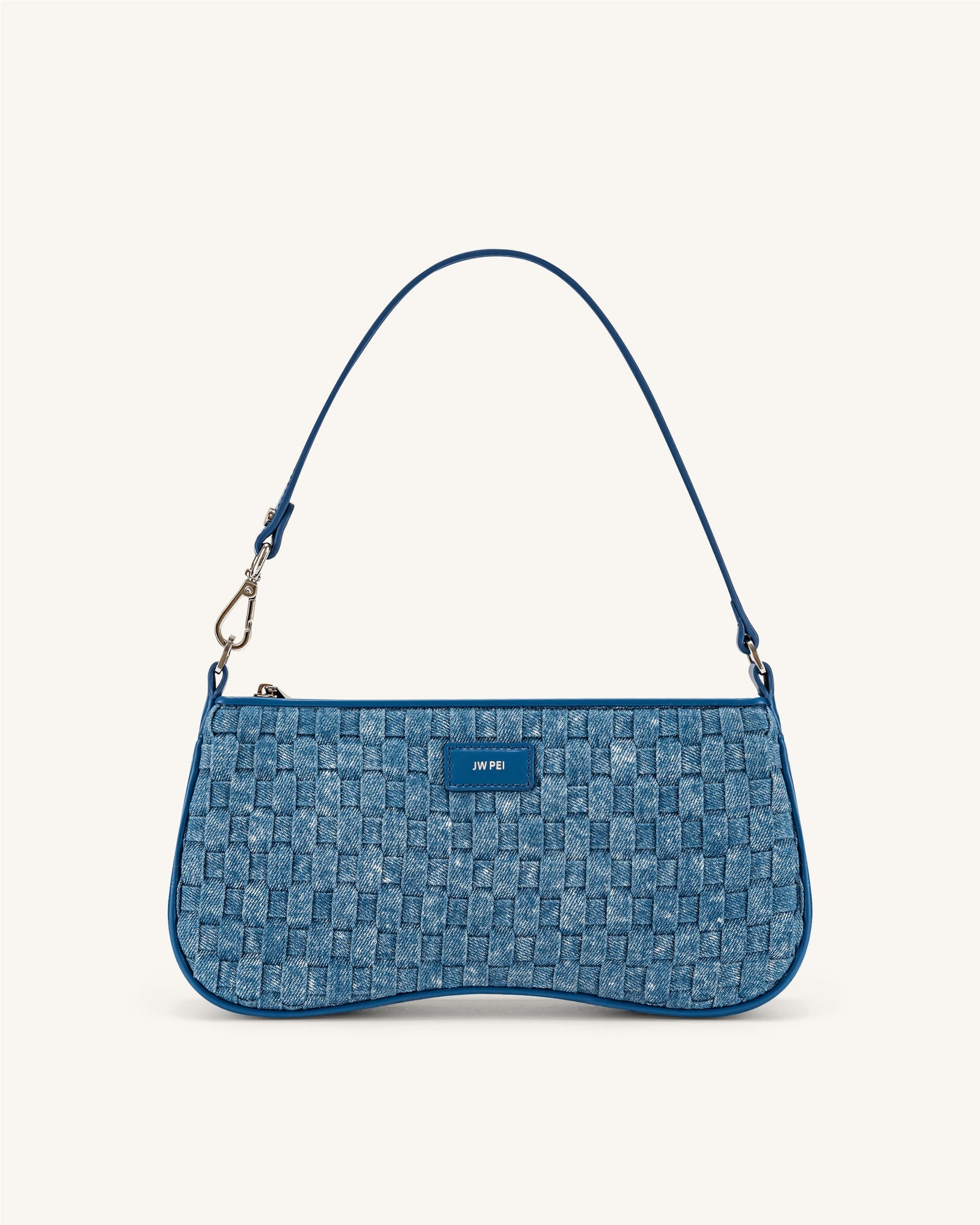 Eva Shoulder Handbag - Beige Canvas