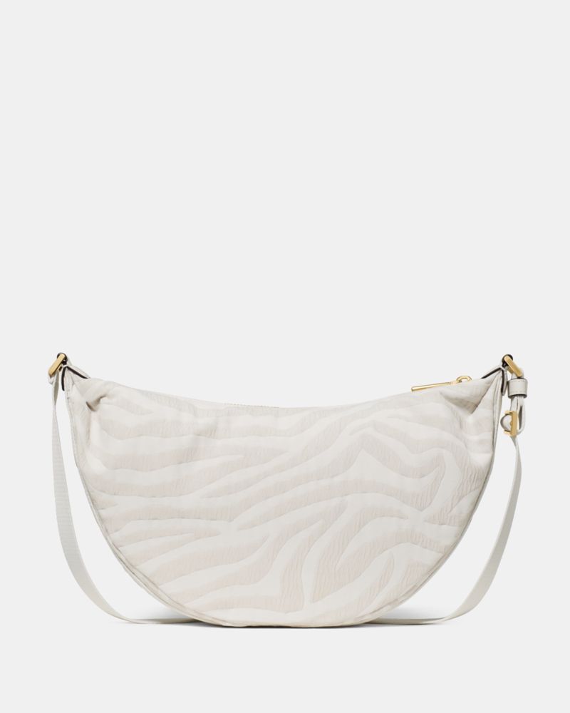 KateSpade Carter Zebra Sling Crossbody Bag Natural Multi