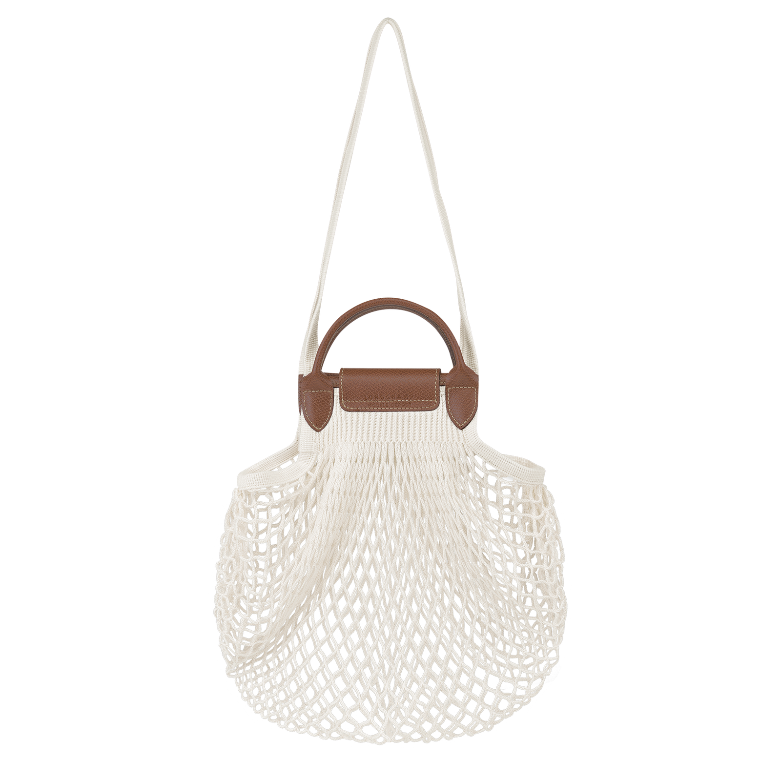 Longchamp Le Pliage Filet L Mesh bag Ecru