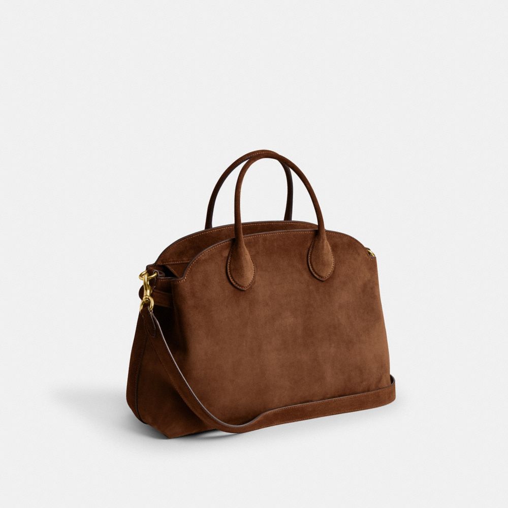 Coach Soft Empire Carryall Bag 40 Brass Warm Brown