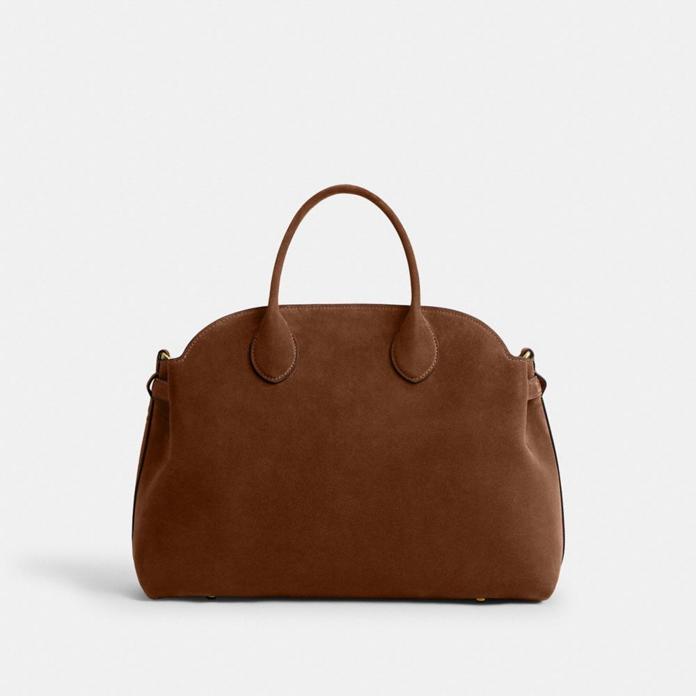 Coach Soft Empire Carryall Bag 40 Brass Warm Brown