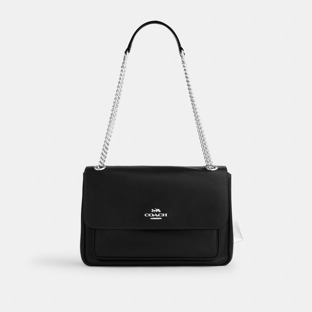 Coach Elodie Crossbody Bag Silver Black