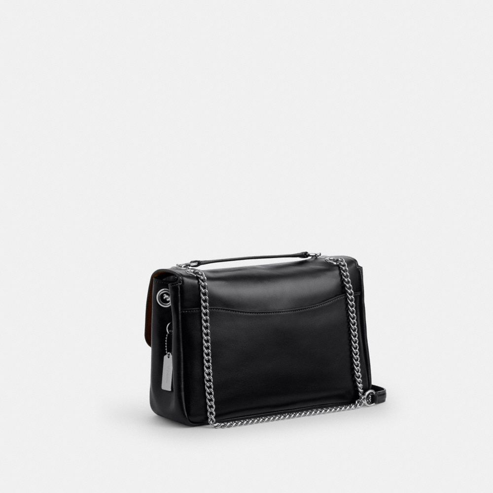 Coach Elodie Crossbody Bag Silver Black