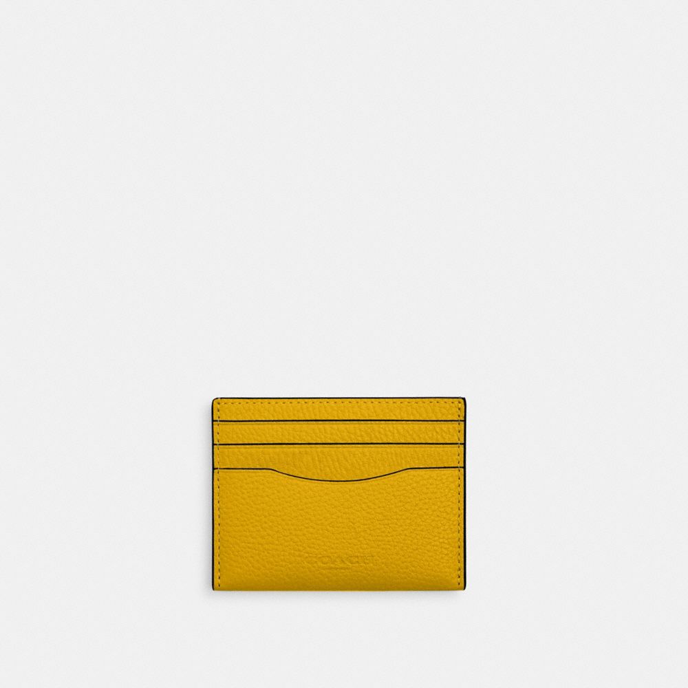 Coach Slim Id Card Case Honey