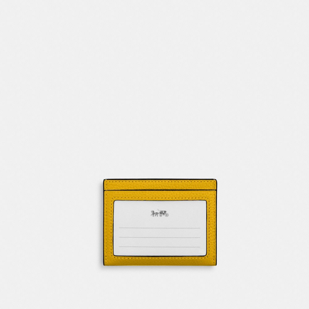 Coach Slim Id Card Case Honey