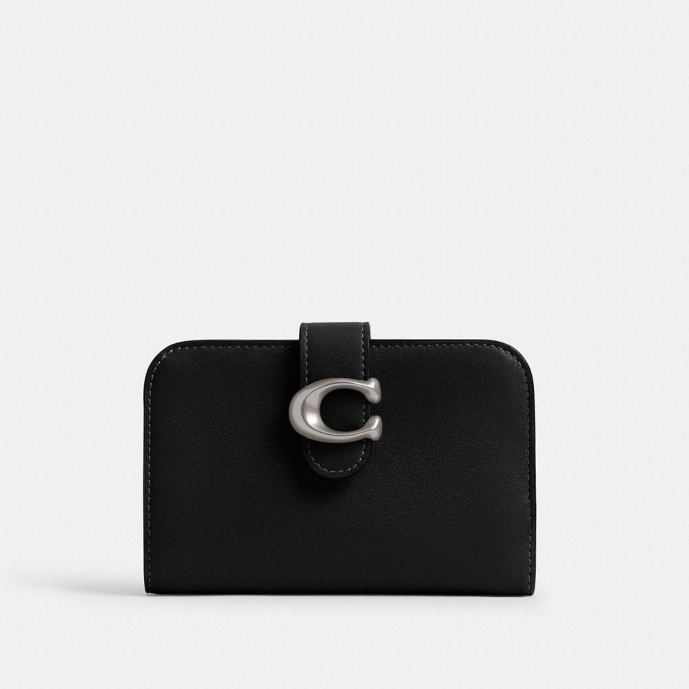 Coach Tabby Wallet Silver Black