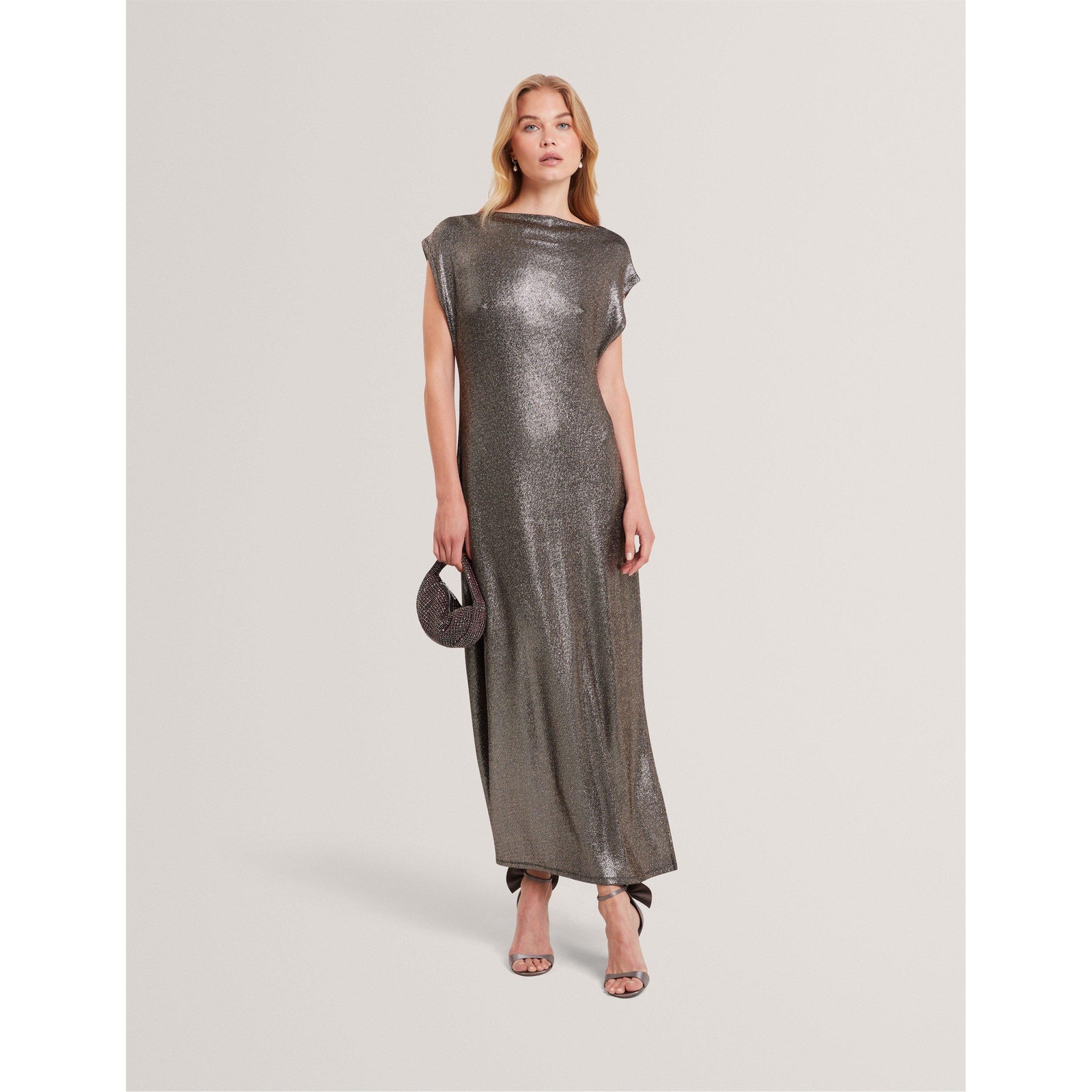 Metallic Bodycon Dress