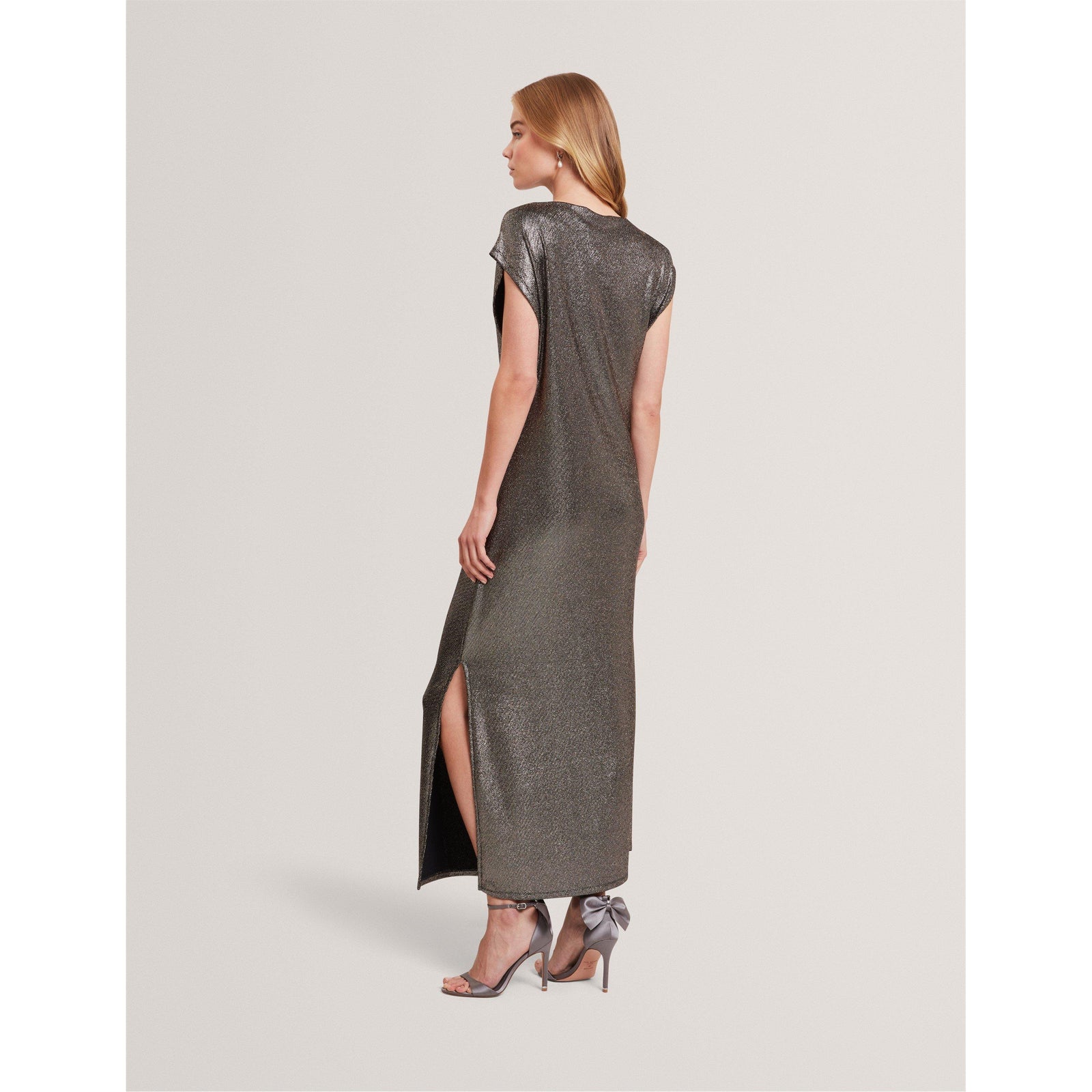 Metallic Bodycon Dress