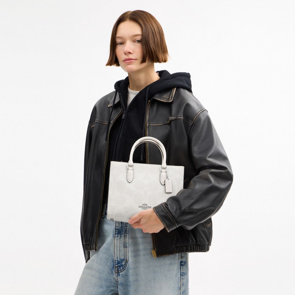 Maggie Small Tote Bag In Signature Canvas
