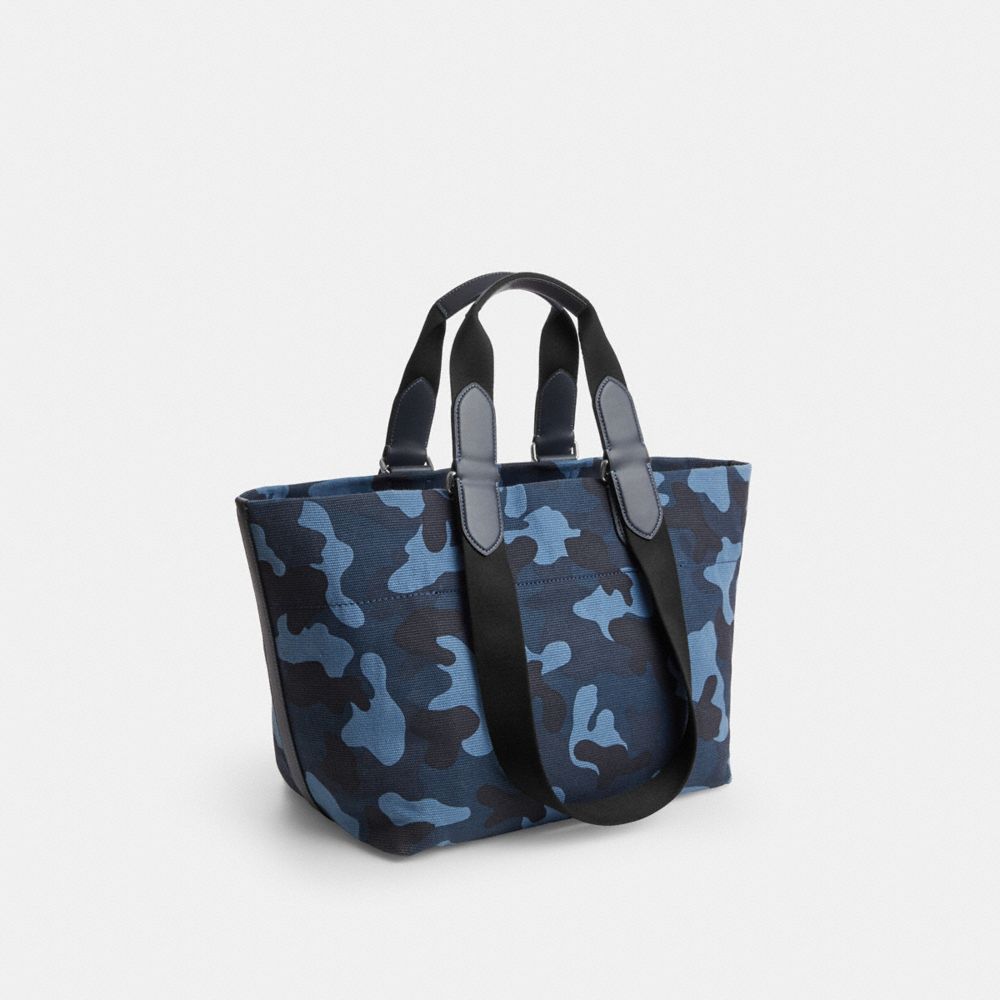 Small Tour Tote Bag With Camo Print