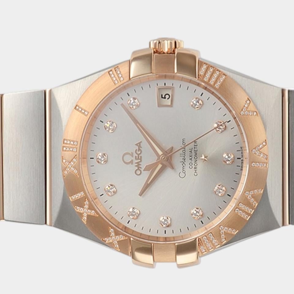 Omega Constellation Ladies Steel&Red gold / 35 mm / Box&Papers / 123.25.35.20.52.003