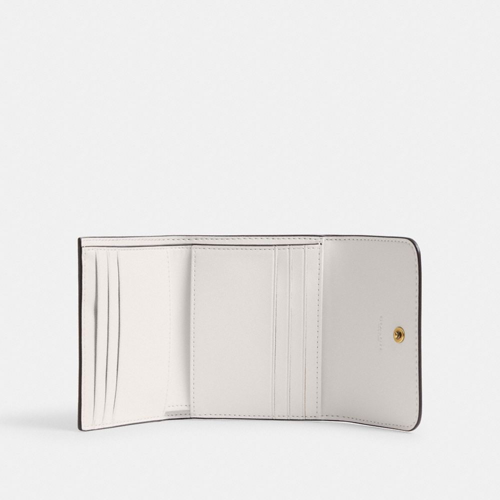 Mila Small Flap Wallet With Sticker Print