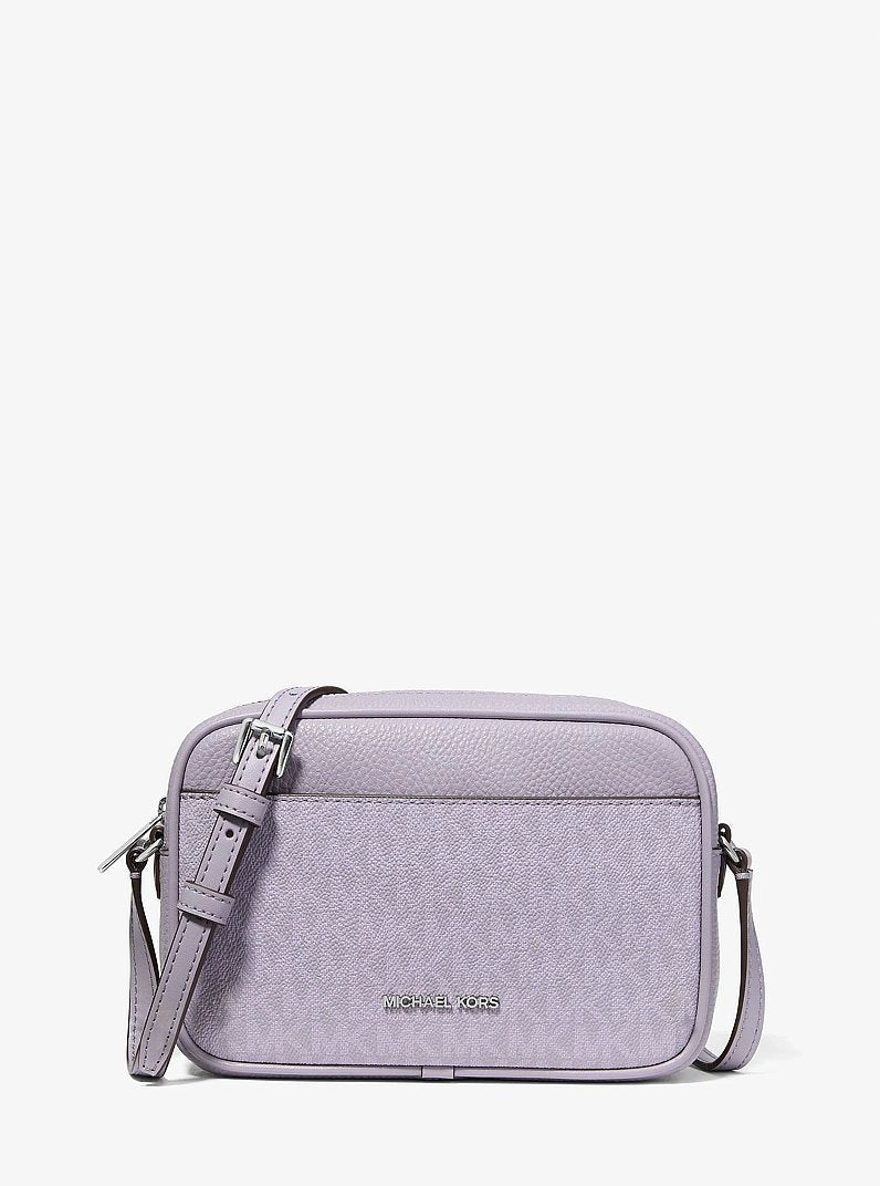 Michael Kors Jet Set Travel Small Signature Logo Camera Crossbody Bag Lilac