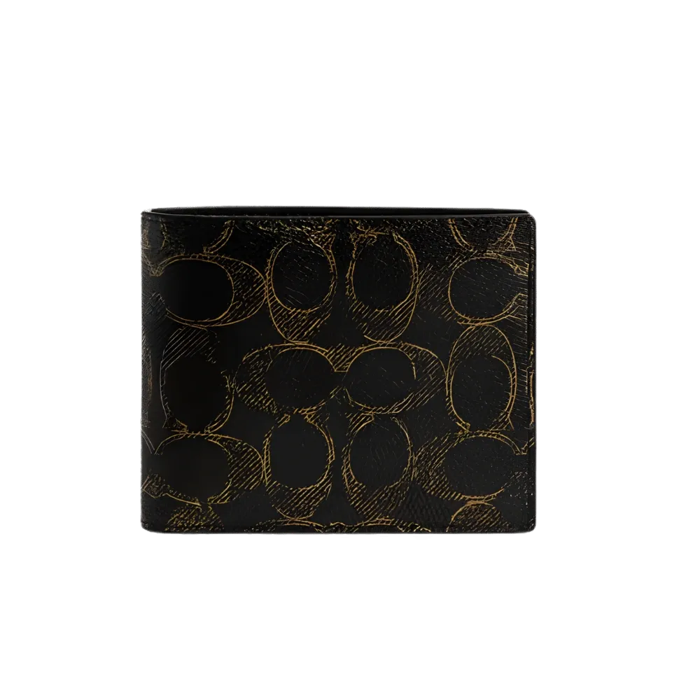 Coach 3-In-1 Wallet In Loved Signature Canvas Brown