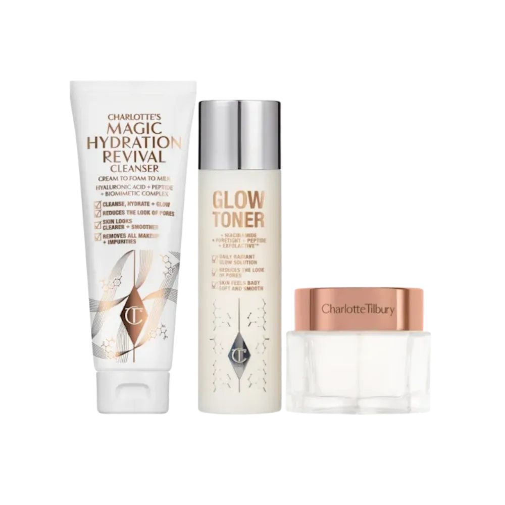 Charlotte Tilbury Magic Mini Cleanse, Tone & Glow Set