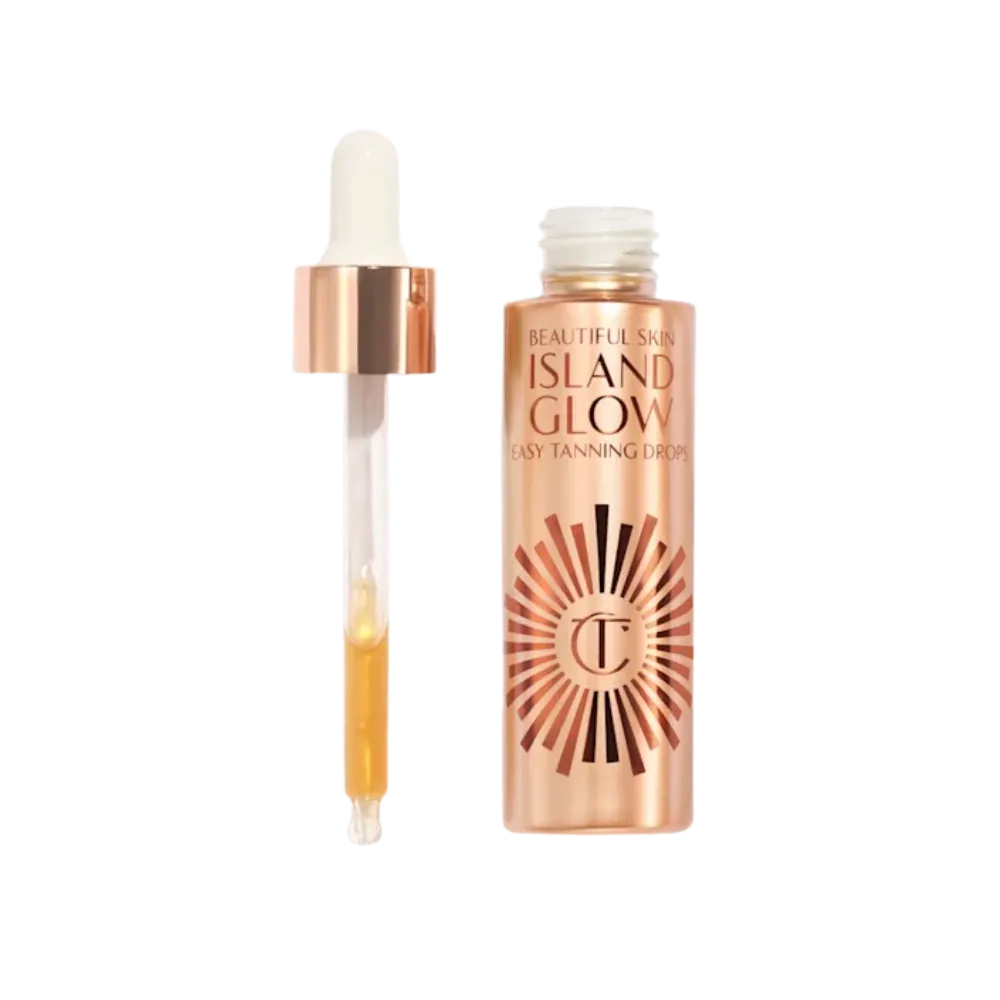 Charlotte Tilbury Beautiful Skin Island Glow Easy Tanning Drops Fair To Medium