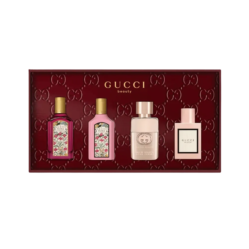 Gucci Mini Luxury Women's Fragrance 4-Piece Gift Set Christmas Limited Edition