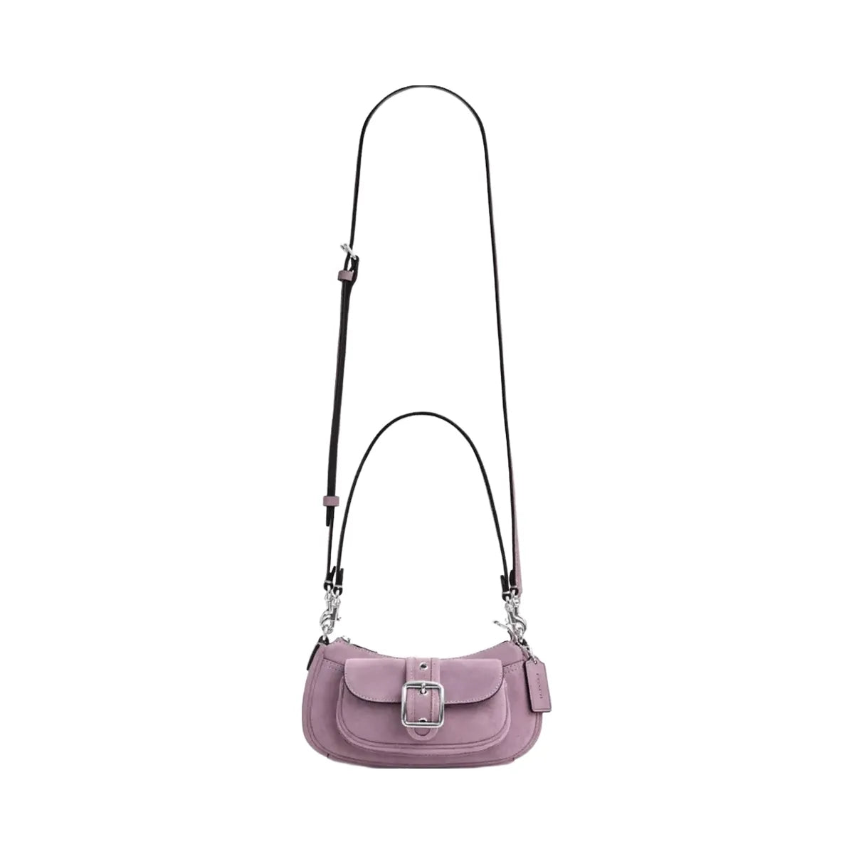 Coach Ashton Mini Shoulder Bag in Silver Light Violet