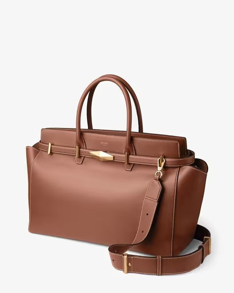Jimmy Choo Diamond Belted Top Handle Bag
