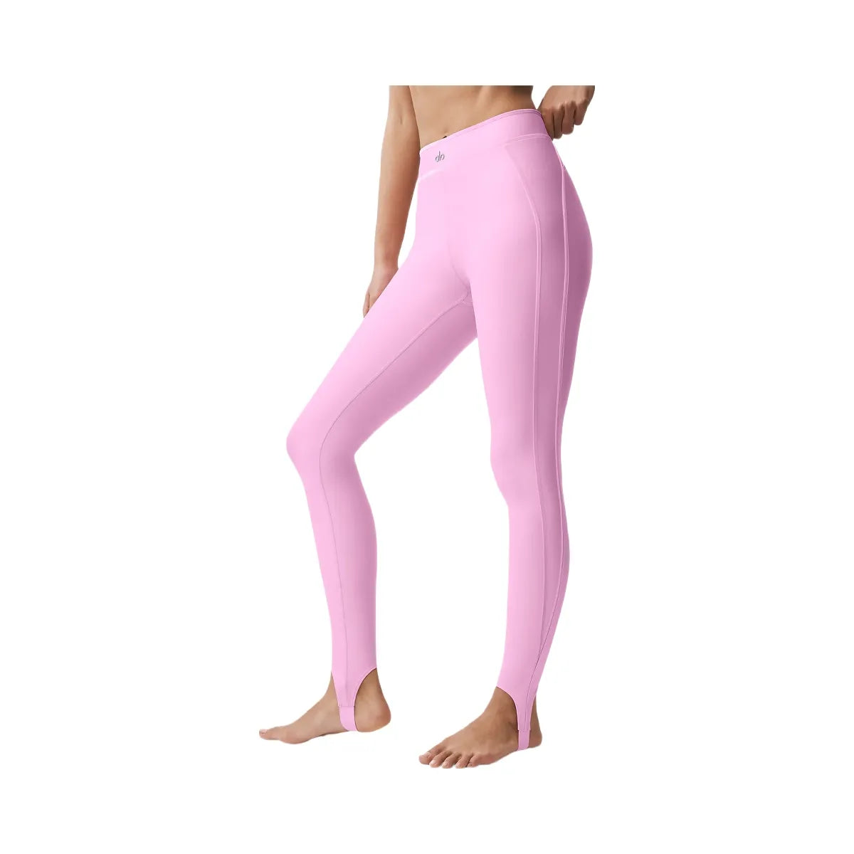 Alo Women's Airlift High-Waist Love Language Stirrup Legging - Candy Heart Pink