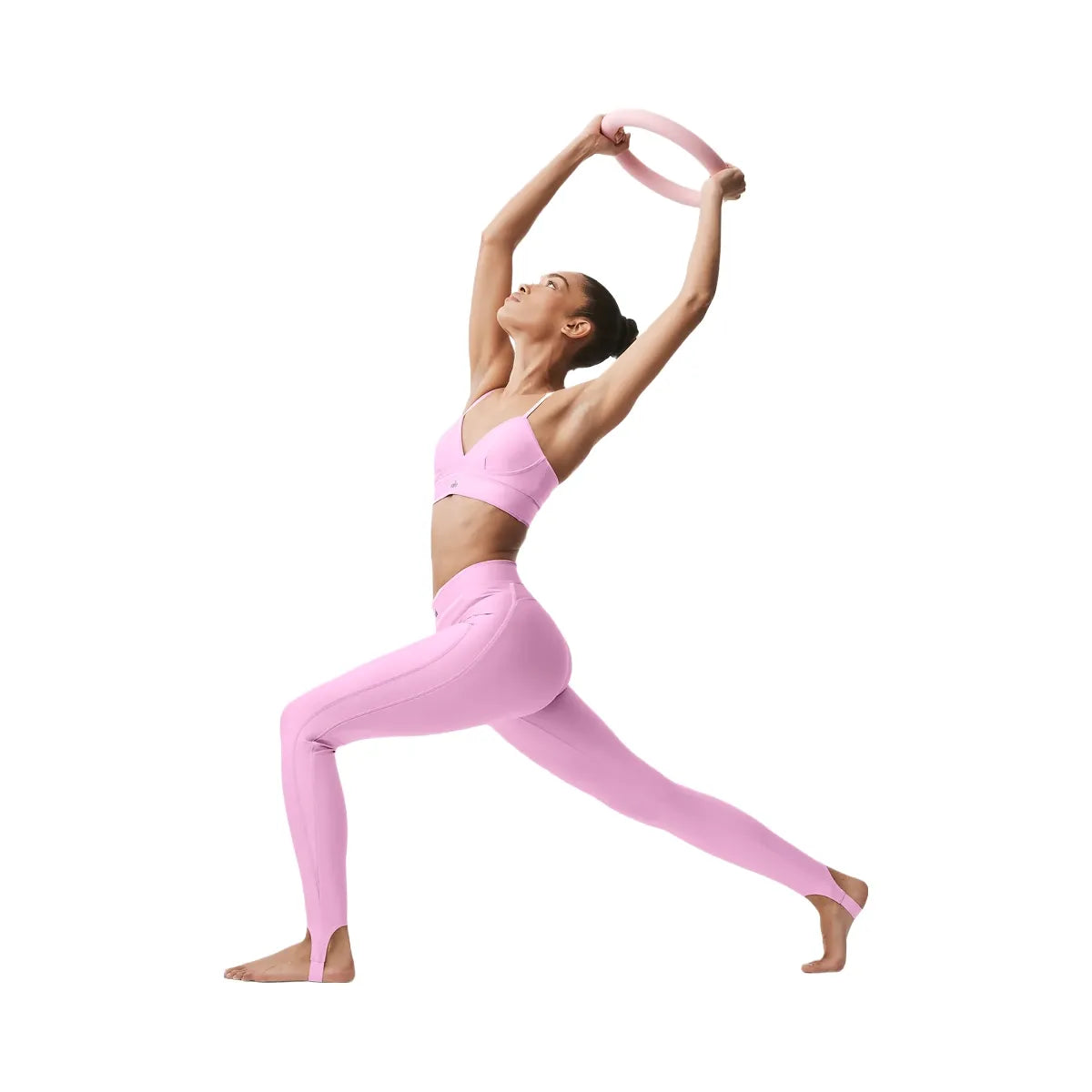 Alo Women's Airlift High-Waist Love Language Stirrup Legging - Candy Heart Pink