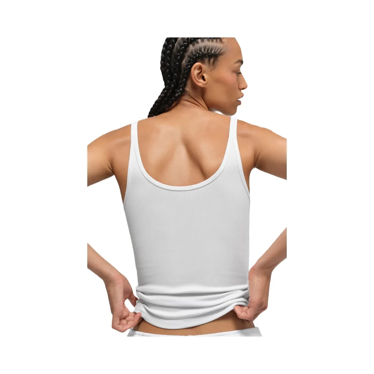Alo Women's Ribbed Prosper Tank - White