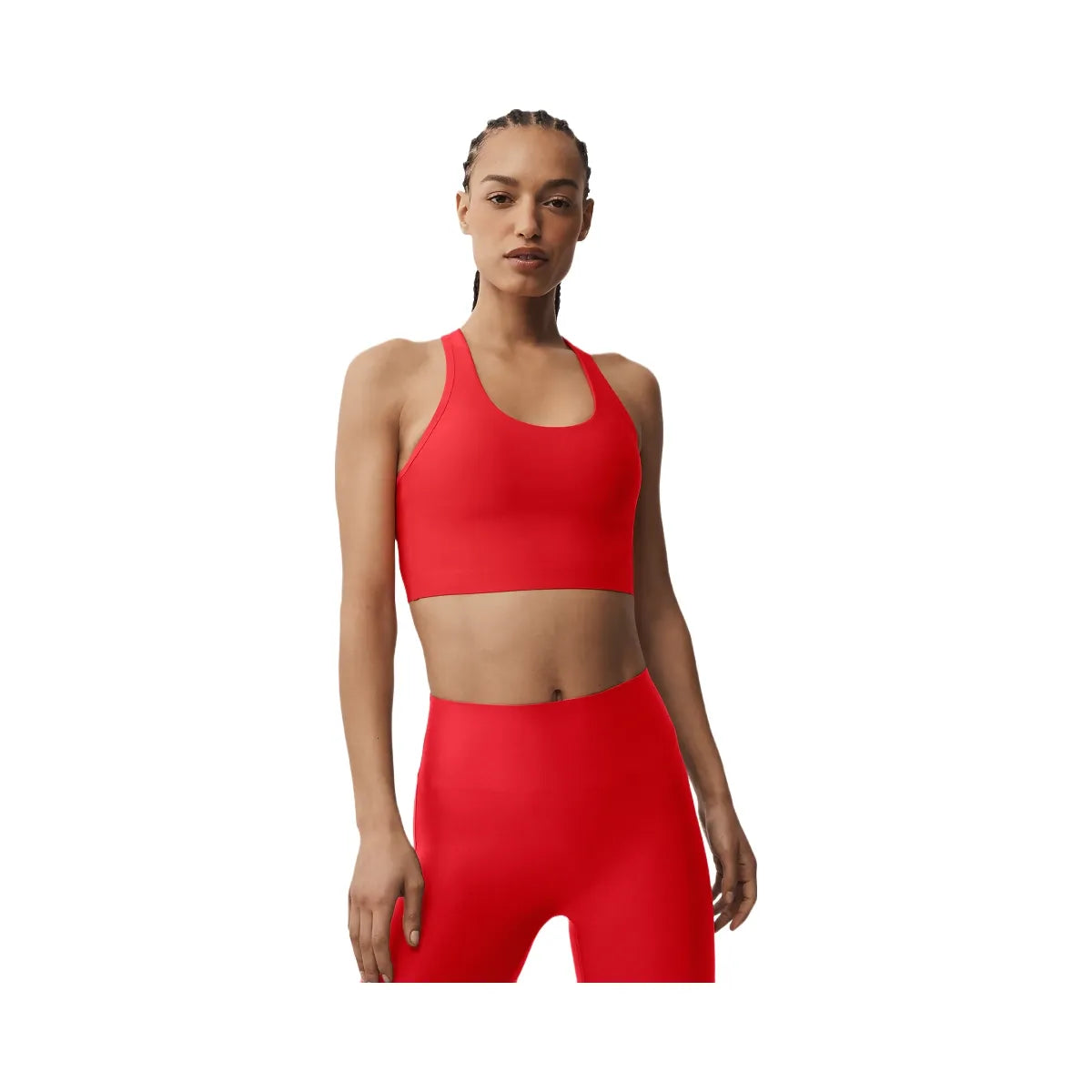 Alo Women's Airlift Super Sleek Bra Tank - Bright Red
