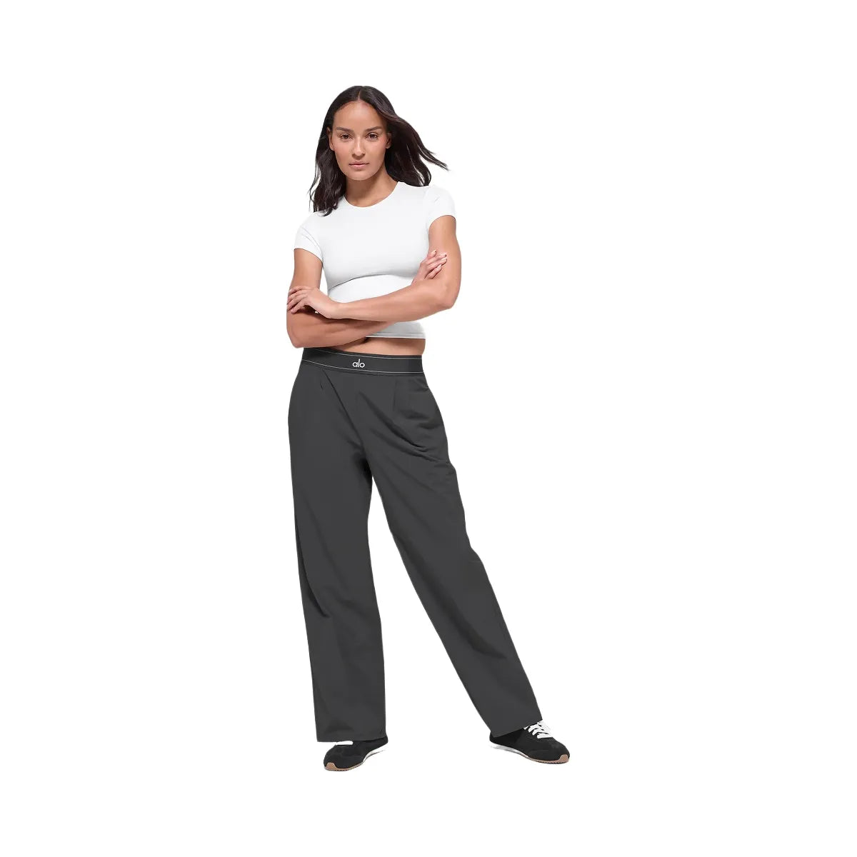 Alo Women's Suit Up Trouser (Regular) - Anthracite