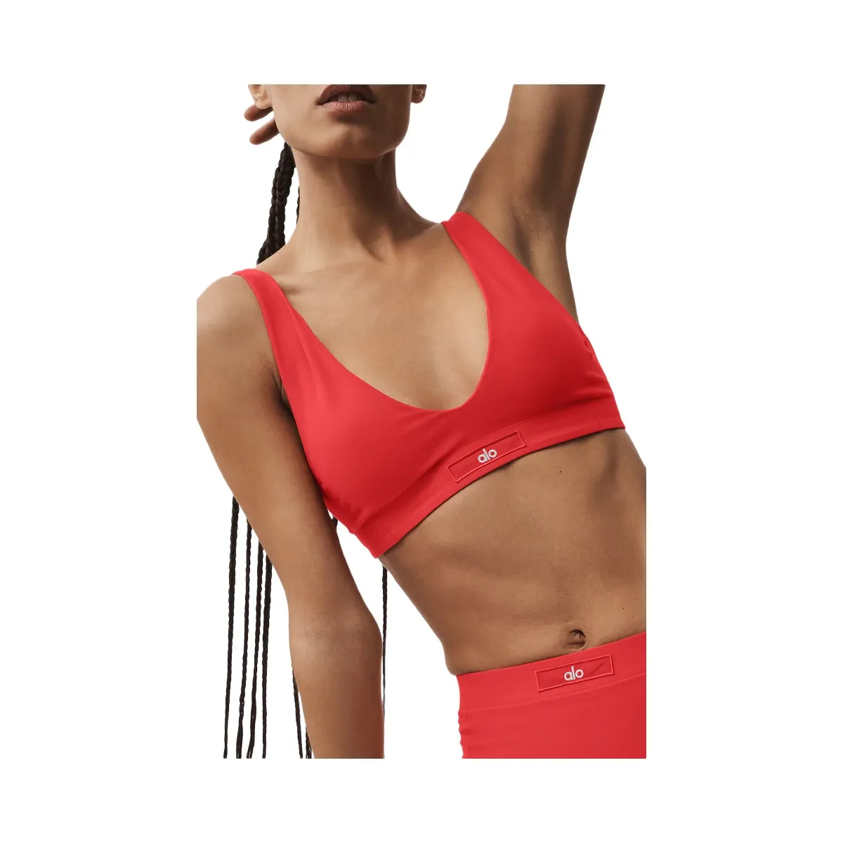 Alo Women's soft Sincere Bra - Bright Red