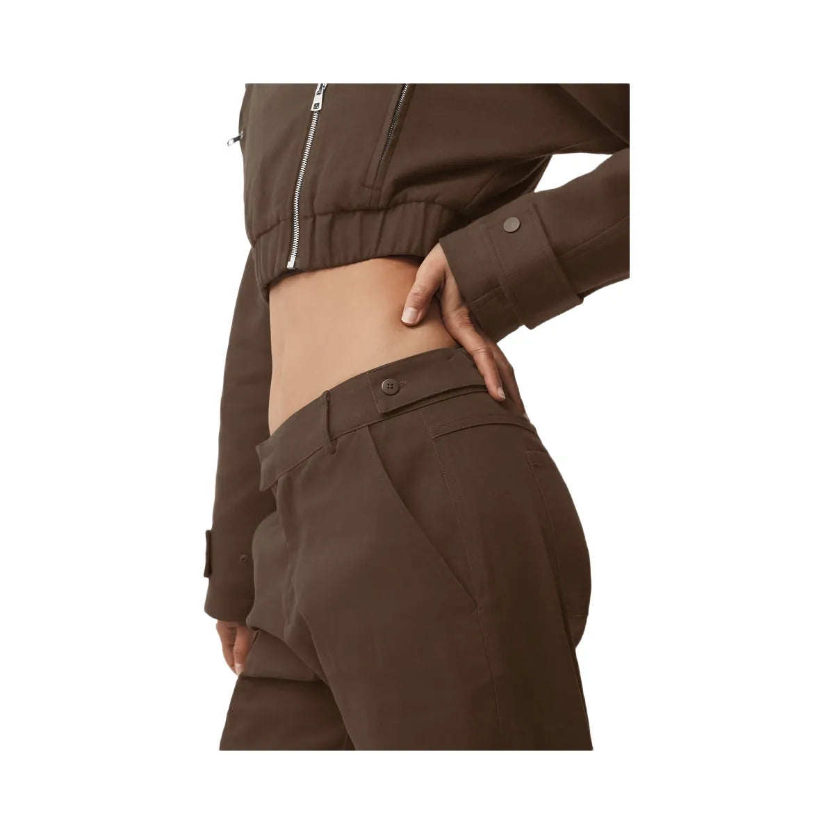 Alo Women's High Road Straight Leg Pant - Espresso
