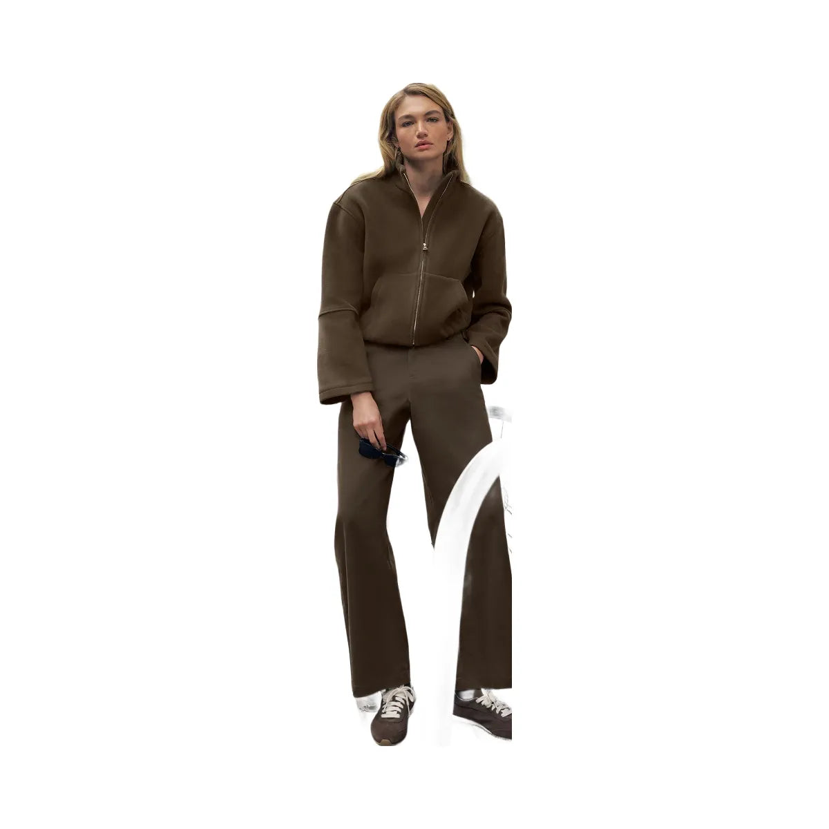 Alo Women's High Road Straight Leg Pant - Espresso