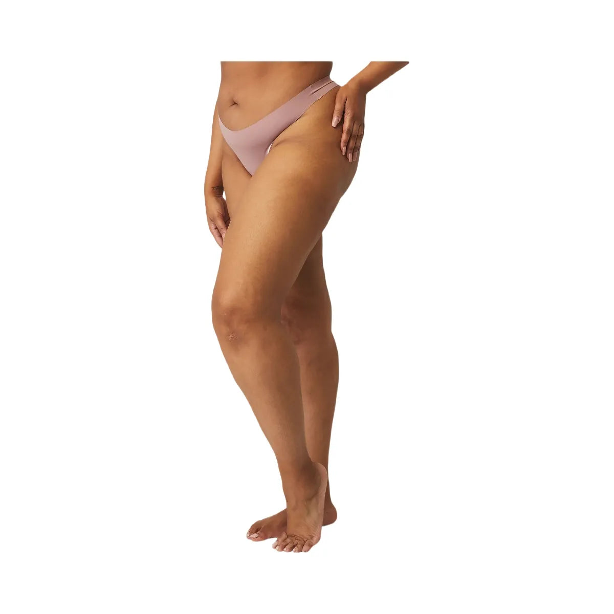 Alo Women's Airbrush Invisible Thong - Smoky Quartz