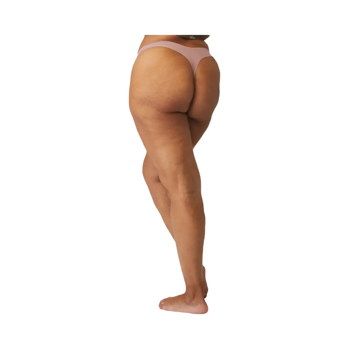 Alo Women's Airbrush Invisible Thong - Smoky Quartz