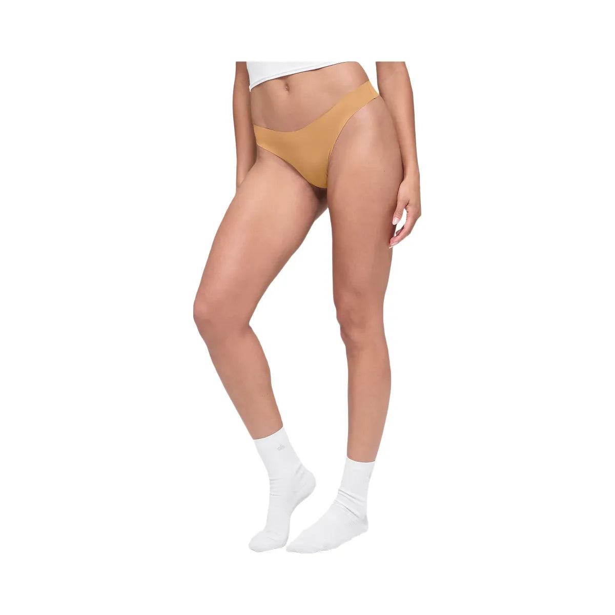 Alo Women's Airbrush Invisible Thong - Sand