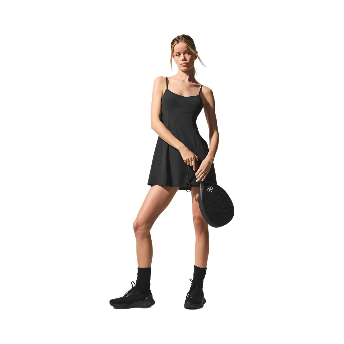 Alo Women's Breezy Tennis Dress - Black