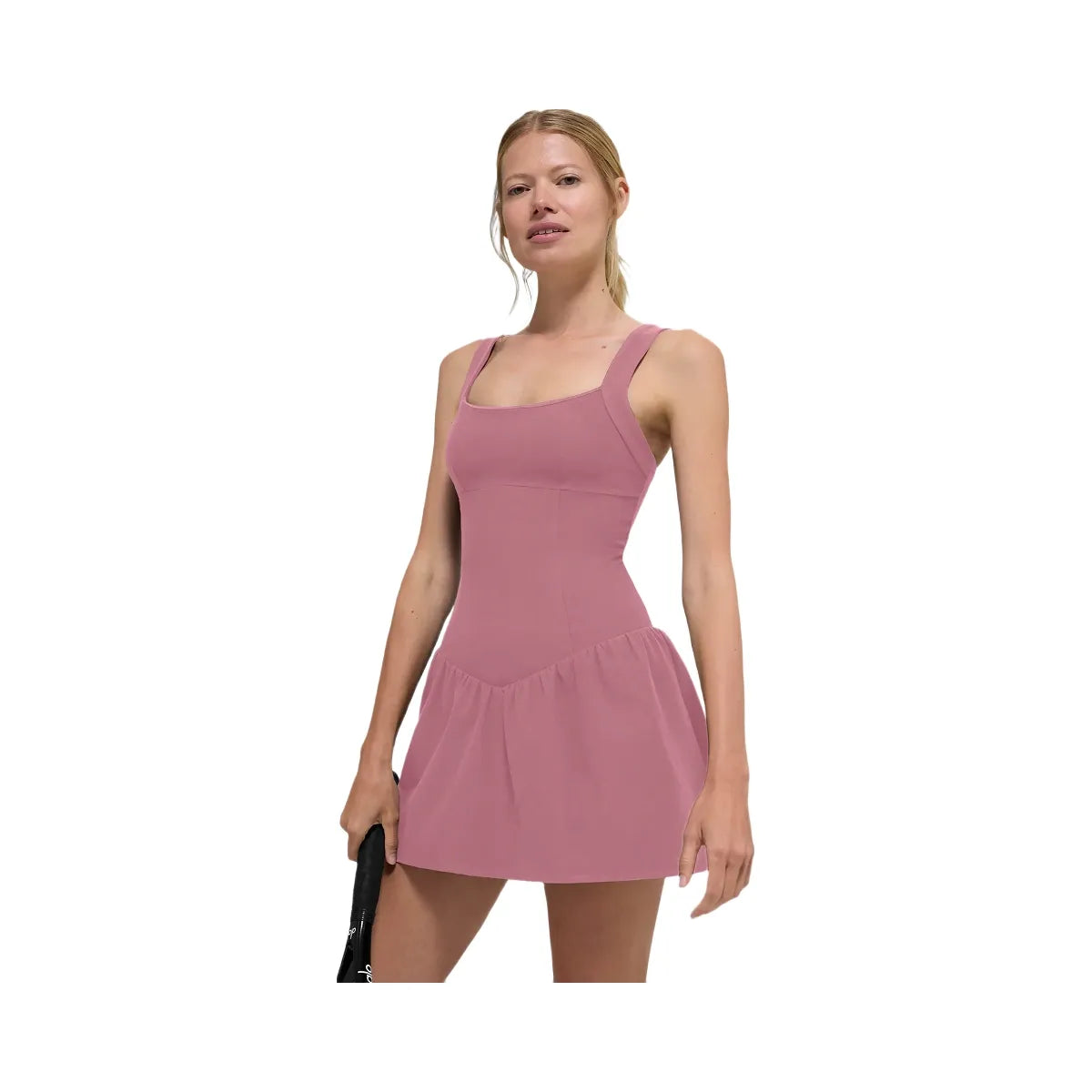 Alo Women's Alosoft Break Point Tennis Dress - Pink Wild Rose