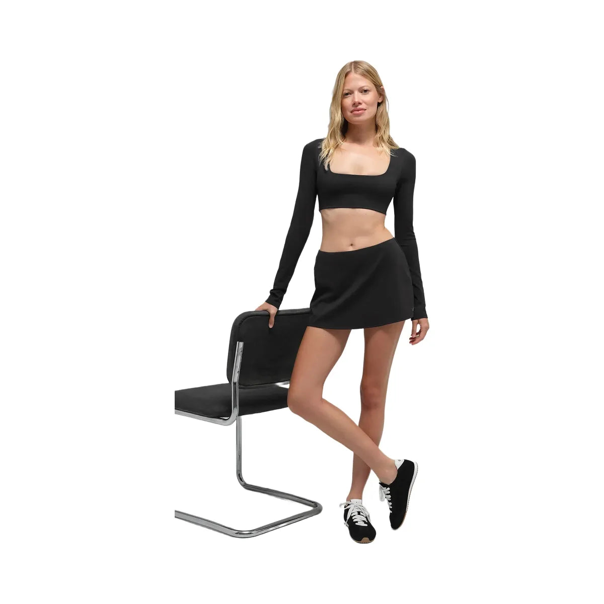 Alo Women's ALO Softsculpt Precision Mini Skirt - Black