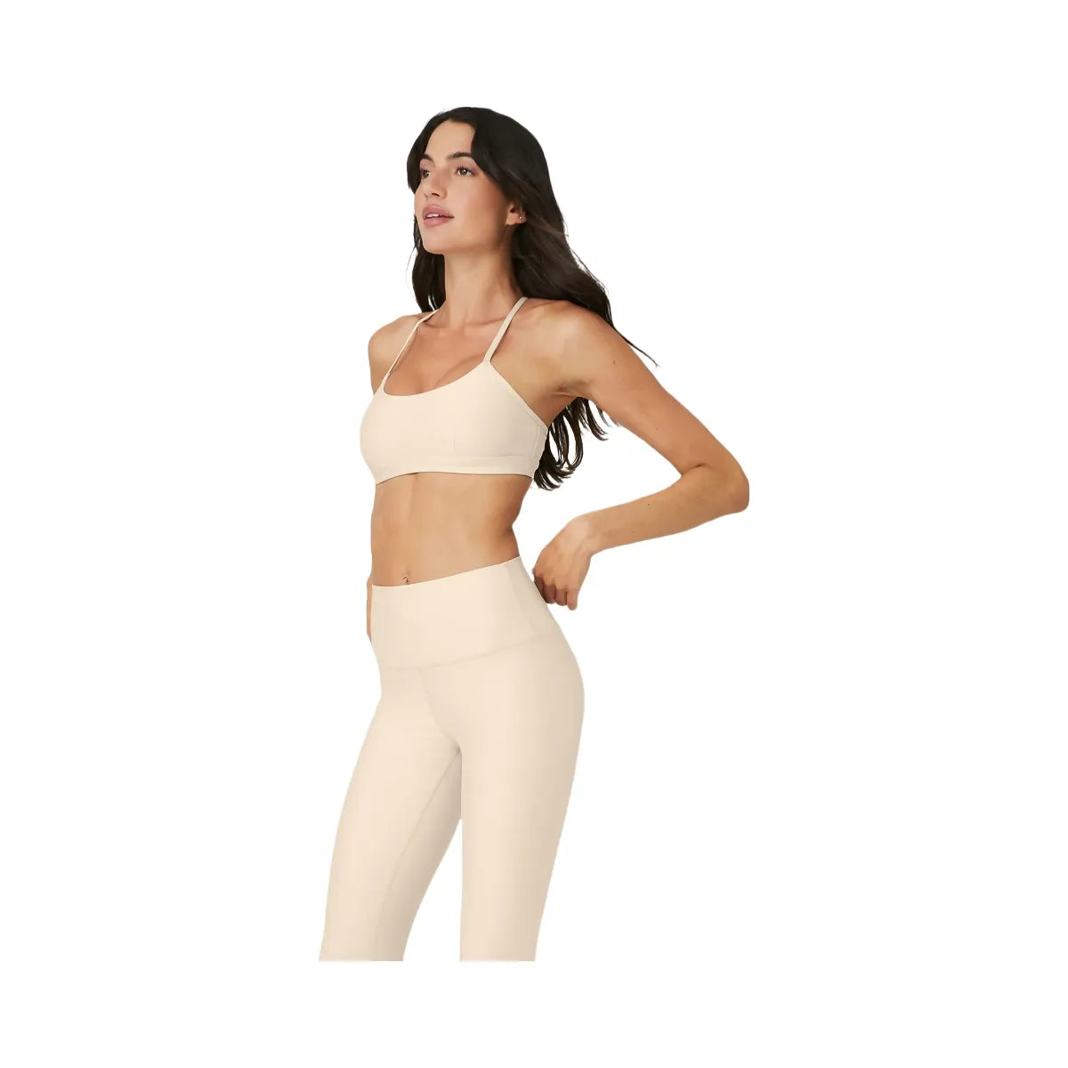 Alo Women's Airlift Intrigue Bra - Macadamia
