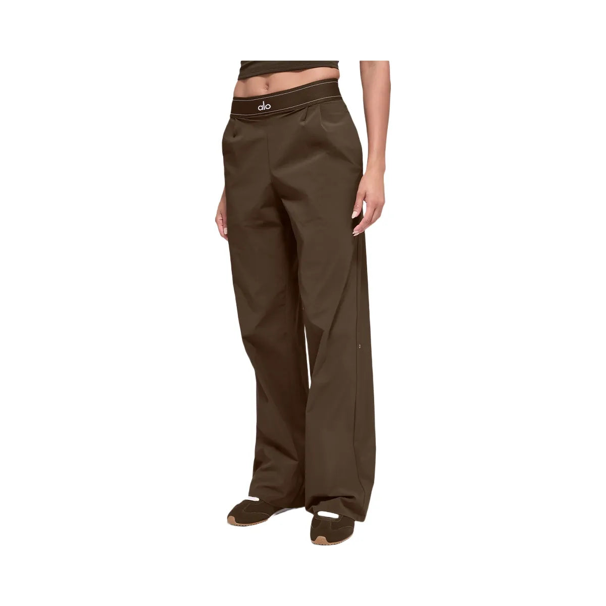 Alo Women's Suit Up Trouser (Long) - Espresso