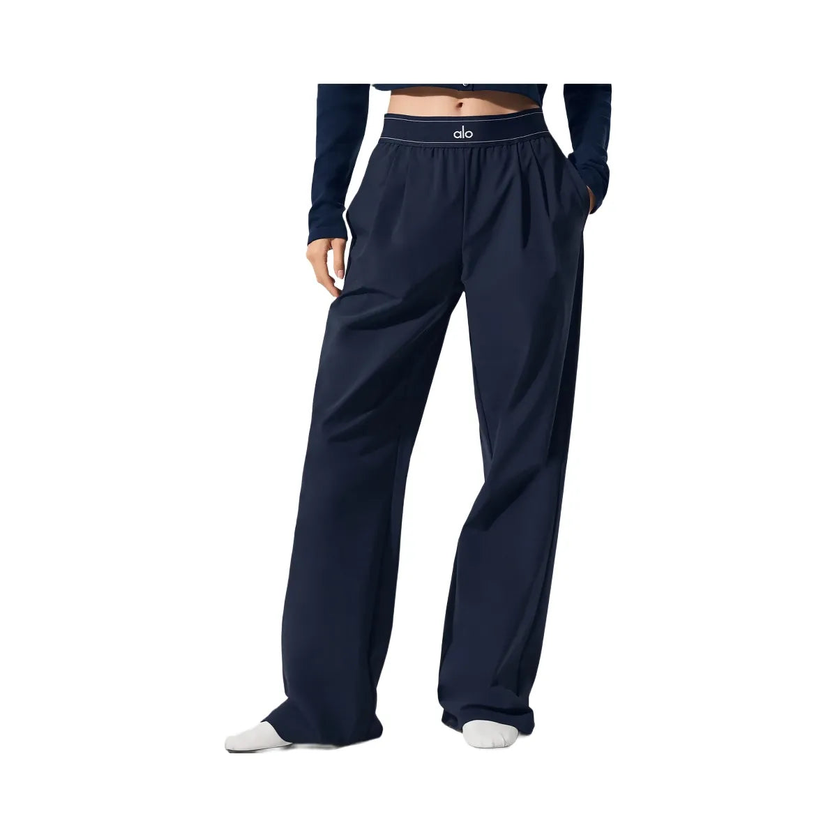 Alo Women's Suit Up Trouser (Long) - Navy