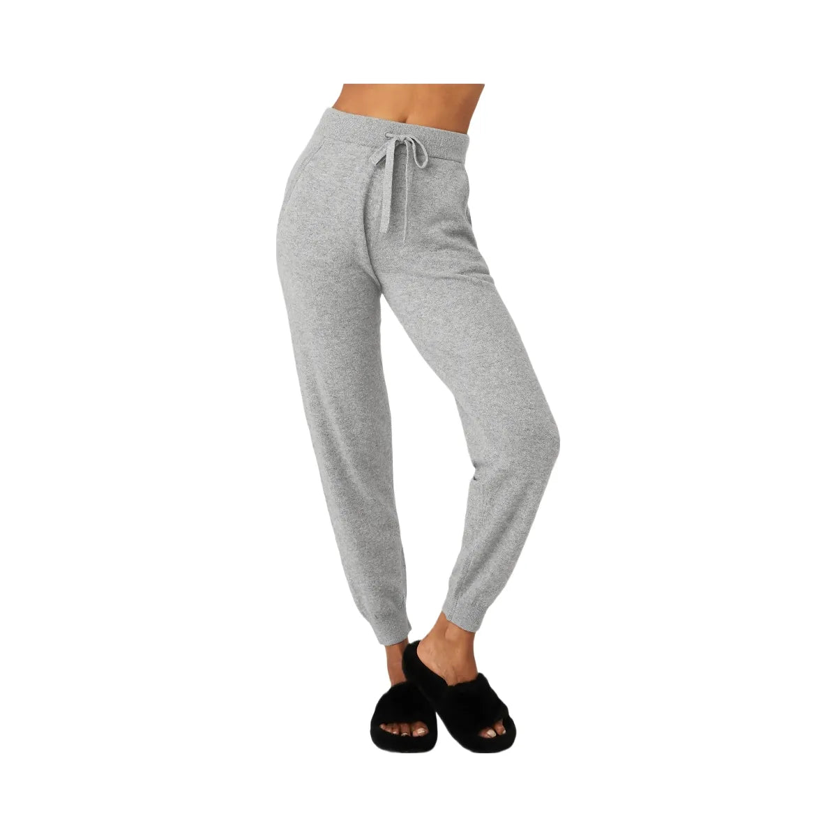 Alo Women's High-Waist Cashmere Jet Set Pant - Dove Grey Heather