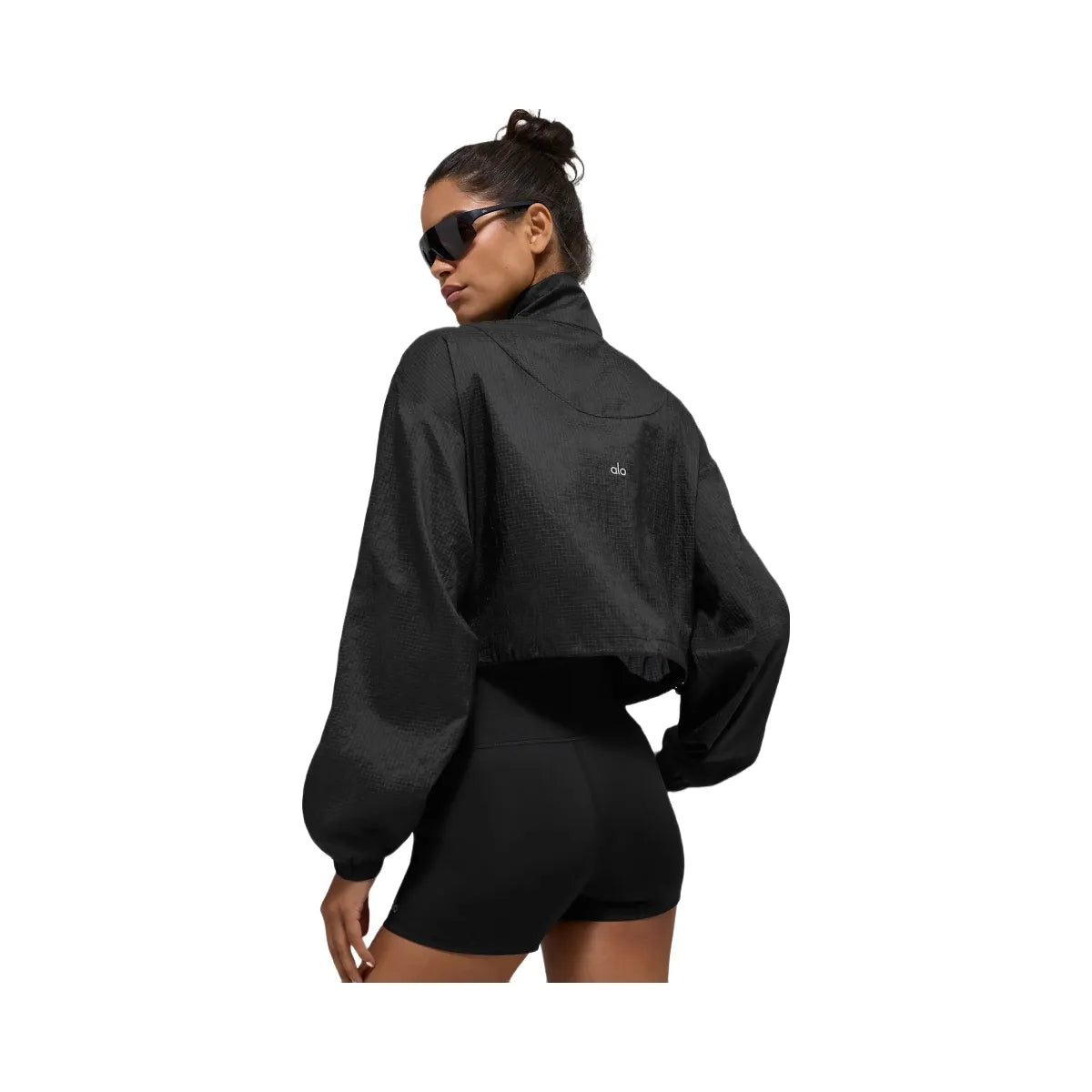 Alo Women's Game Time Full Zip Jacket - Black