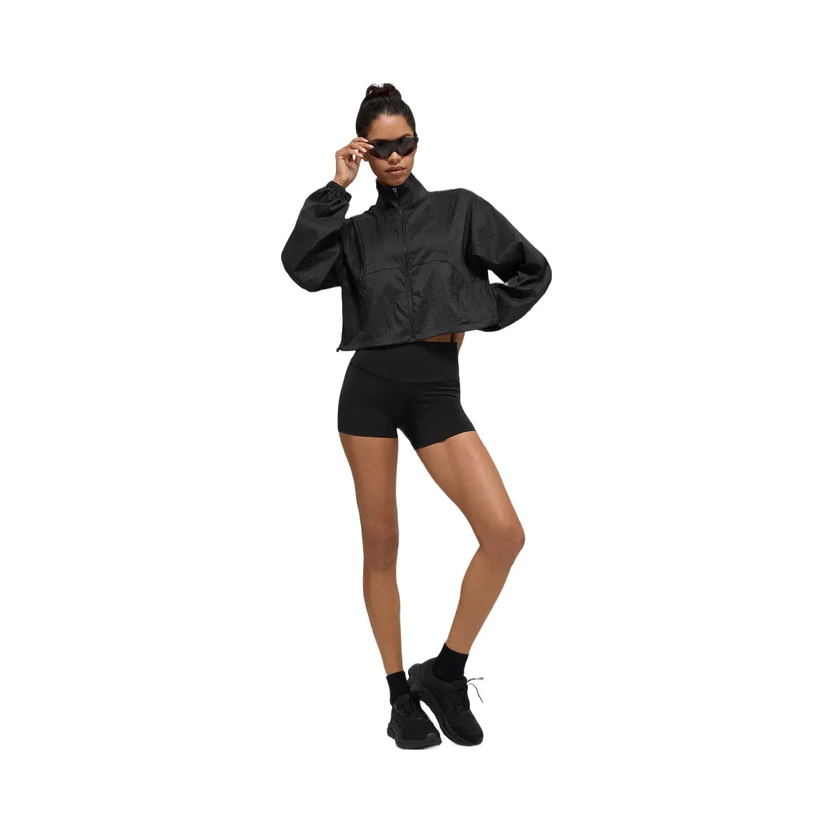 Alo Women's Game Time Full Zip Jacket - Black