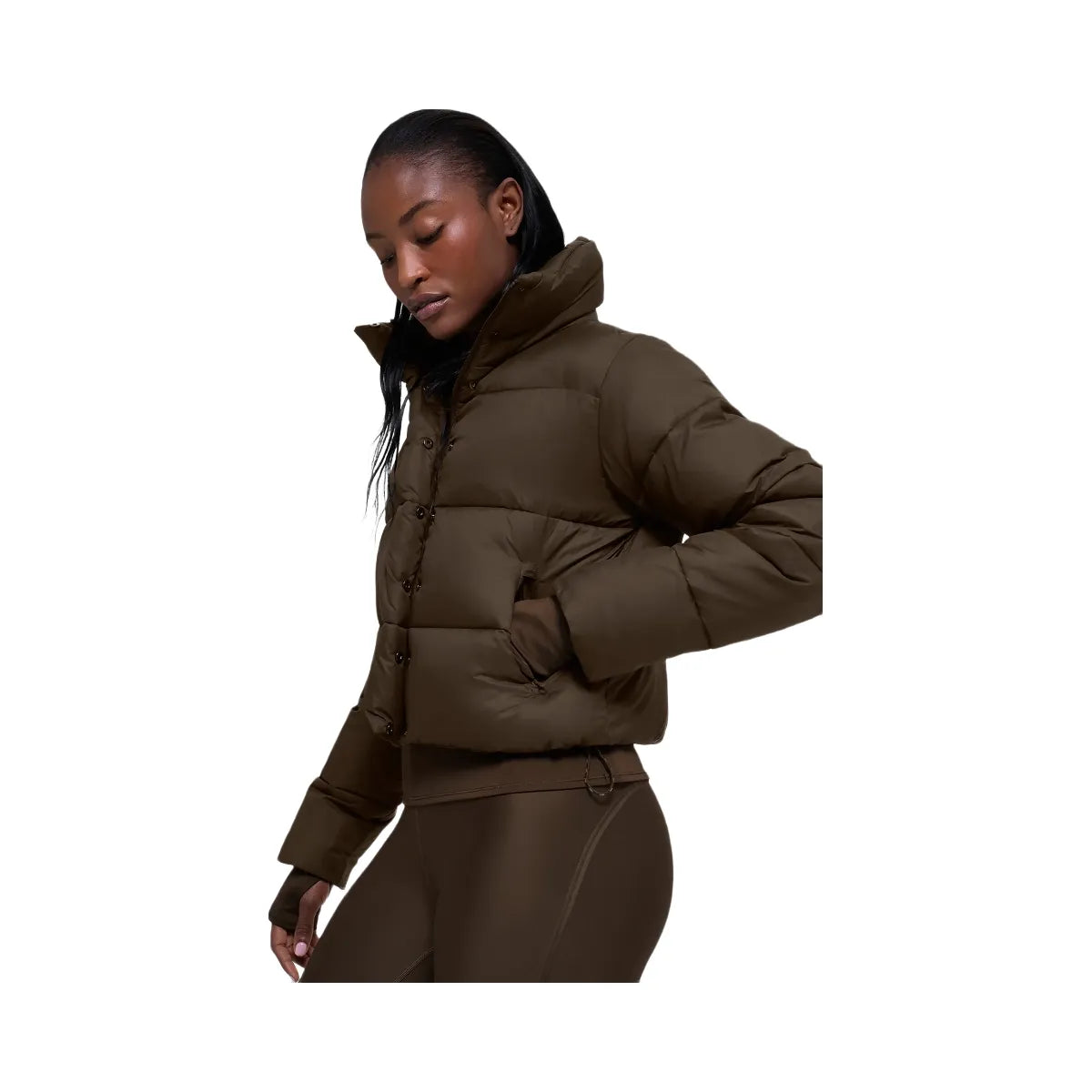 Alo Women's Gold Rush Puffer - Espresso