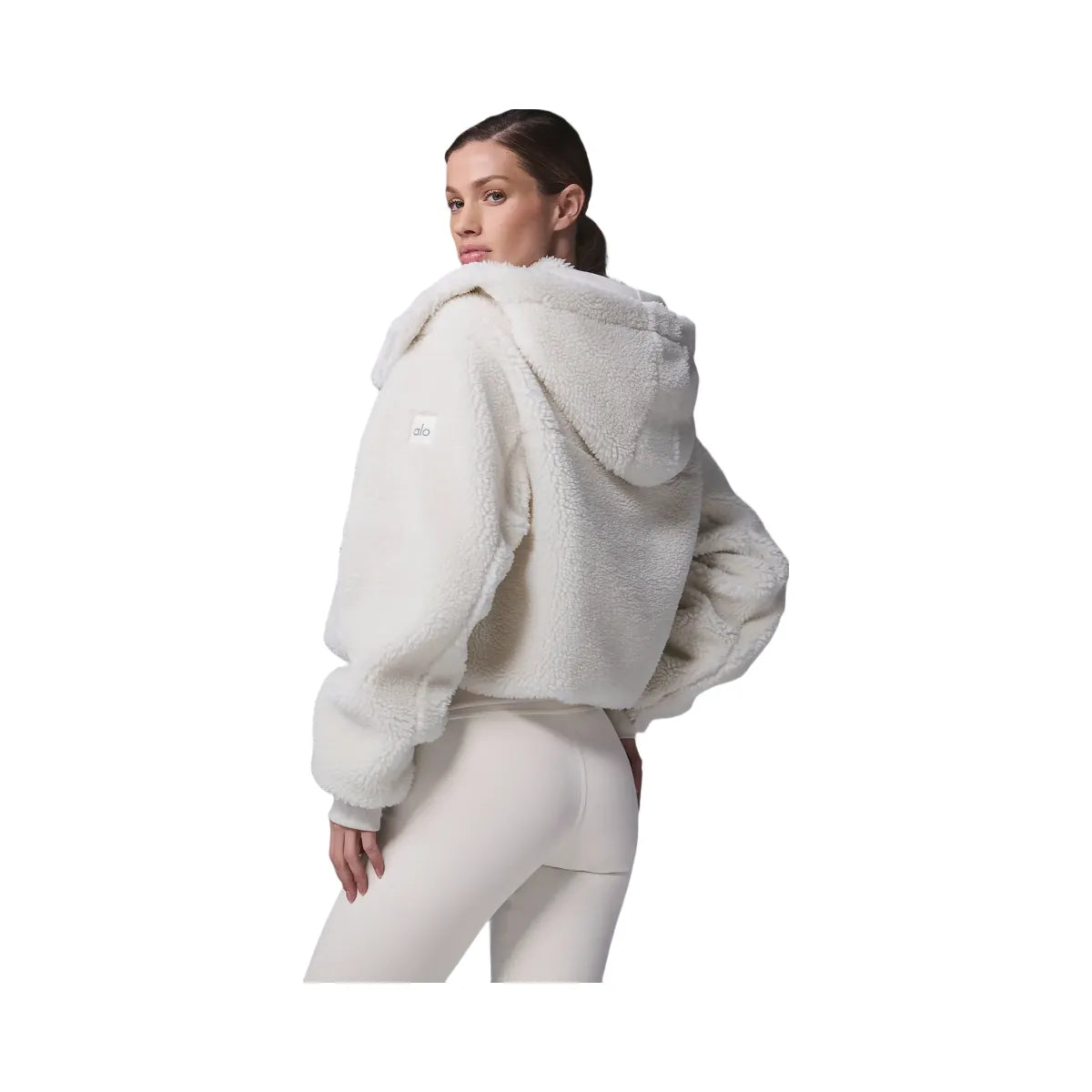 Alo Women's Foxy Sherpa Jacket - Ivory