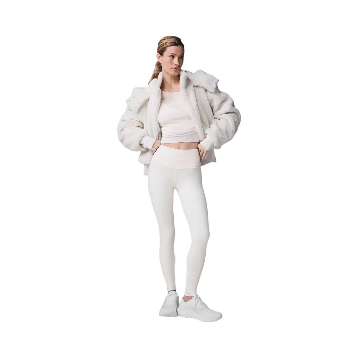 Alo Women's Foxy Sherpa Jacket - Ivory