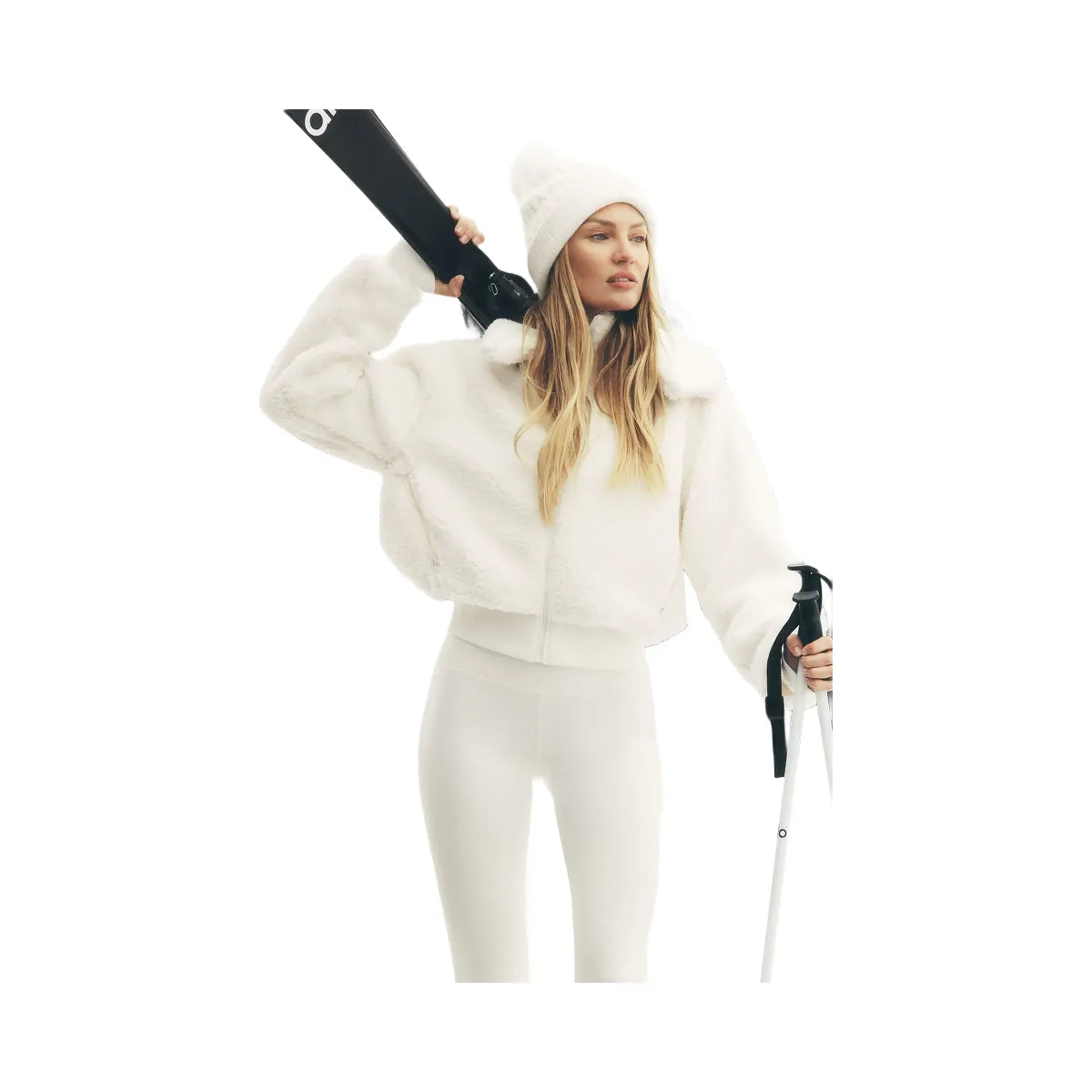 Alo Women's Foxy Sherpa Jacket - Ivory